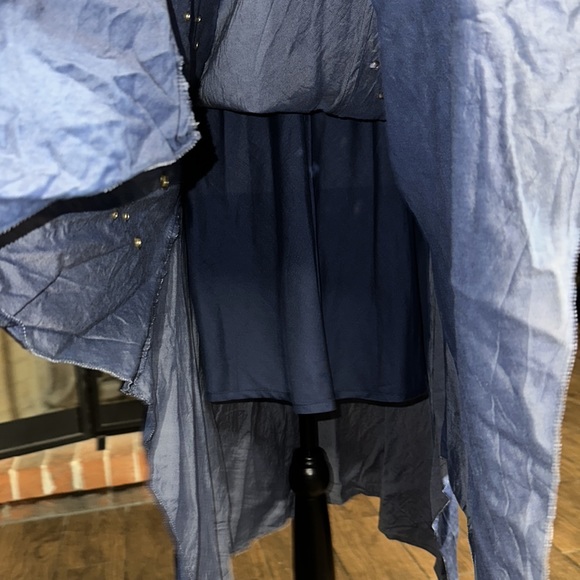 Ivanka Trump shiny denim maxi dress, size 4 - Picture 8 of 9